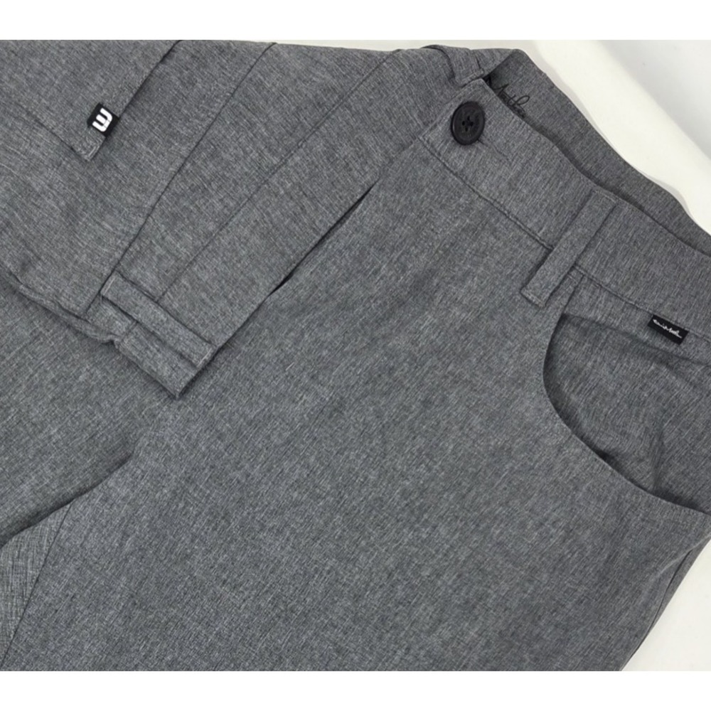 Travis Mathew Open to Close Pants Mens 35x32 Gray Performance Tech Golf